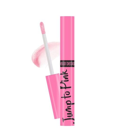 Блеск для губ Jump to Pink меняющий цвет, Belor Design, (5 шт)