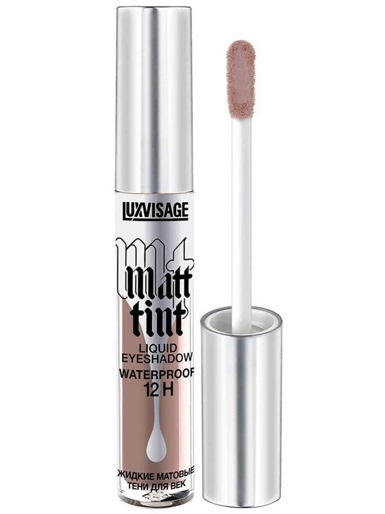 Тени жидкие для век матовые  Matt tint waterproof 12H, тон 108, LUXVISAGE