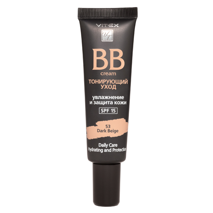 BB-крем Тонирующий уход  SPF15, тон 53 Dark beige, Витэкс