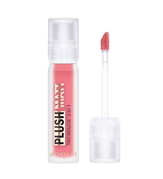 Тинт-мусс для губ, щек и век PLUSH MATT, 3 в 1, тон 303, 3,6 г, LUXVISAGE