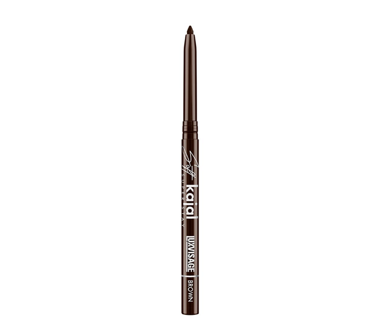 Карандаш для глаз механический Soft kajal super stay, brown, LUXVISAGE