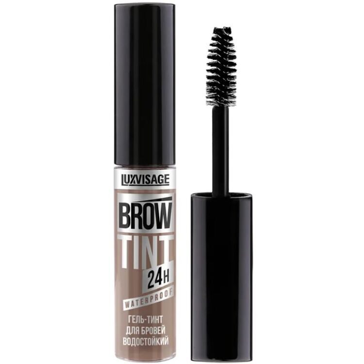 Гель-тинт для бровей BROW TINT waterproof 24H, тон 101, Taupe, LUXVISAGE