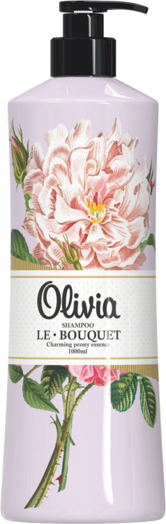 Шампунь для волос Olivia LE-BOUQUET Peone essence, 1000 мл, Alviero